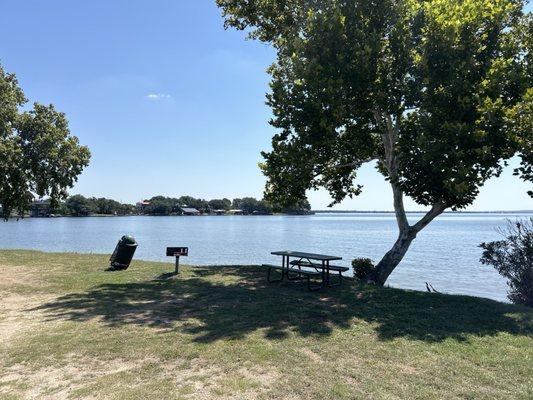 Nice picnic spot and view