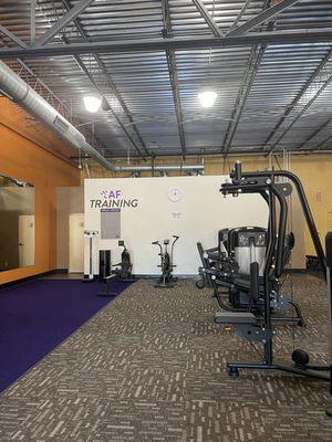 Huge free workout area!