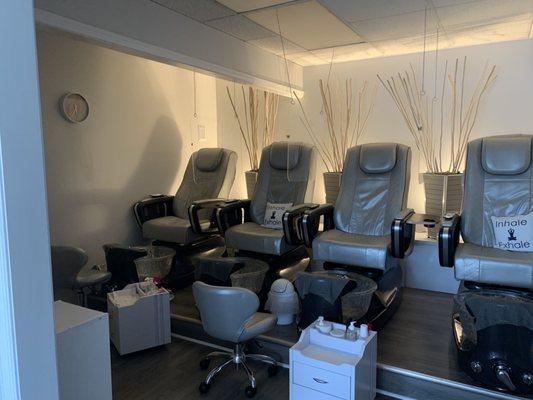 Our pedicure room in spa