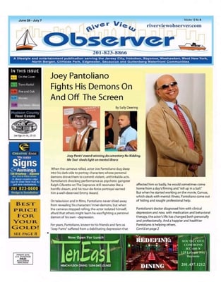 The River View Observer published bi- weekly