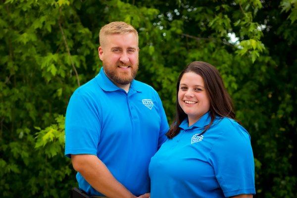 Pest control business Owners, Brad and Jessica Sparks