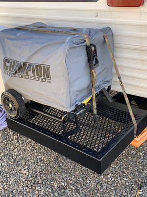 Awesome platform added to trailer bumper