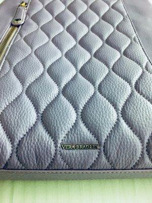 Quilted leather purse