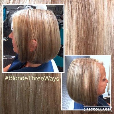 Creating depth in blond hair !