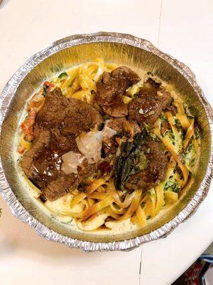 Steak & Gorgonzola Fettuccine