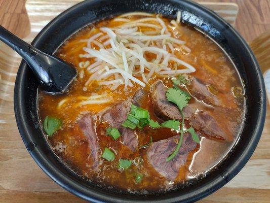 Dried Beef Soup Noodle - Spicy (not spicy at all)