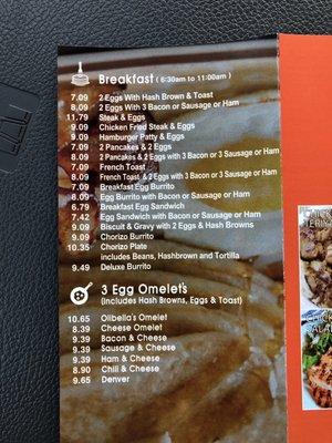 Take Out Menu 10/2022