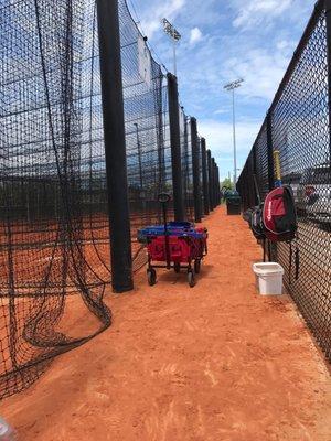 Batting tunnels