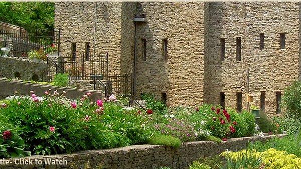 The owner, Wes, manages the gardens at the Loveland Castle.