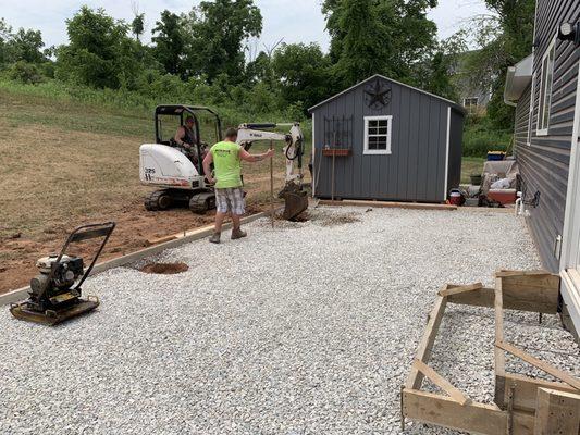 Footers and step framing