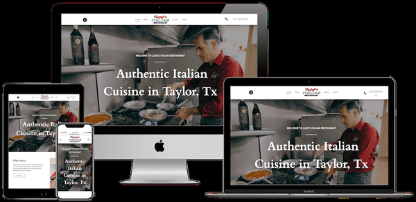 Italian Restaurant Website Design