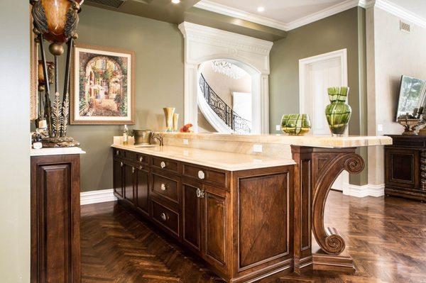 Wood Kitchen Island