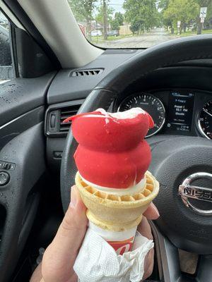 My Cherry dipped cone