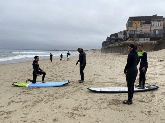 Instructions time before getting in the ocean