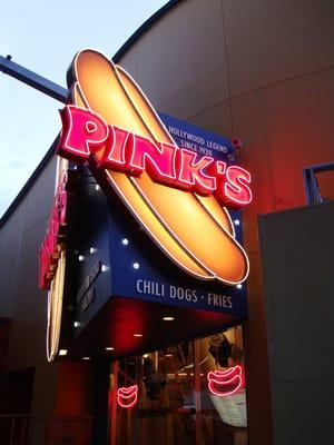 Pink's Hot Dogs installed at Universal City Walk, CA