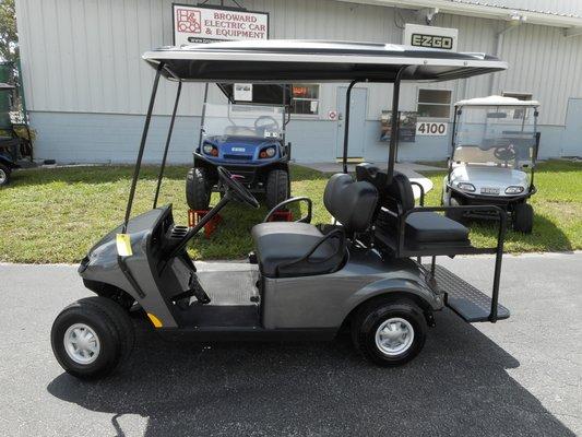 2016 EZGO TXT-E 4/P 48V Electric USED Metallic Charcoal $6,495