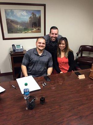 All Smiles at the closing table