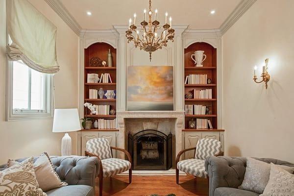 Old World Eclectic Victorian Living Room