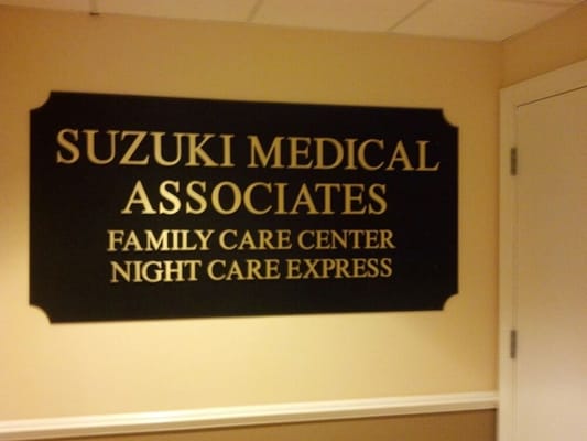 Suzuki Medical Associates sign