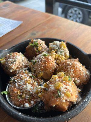 Elote fritters