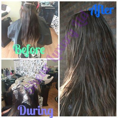 Hair transformation