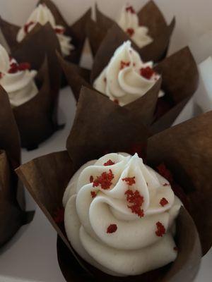 Our Mini Red Velvet Cupcakes