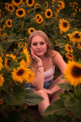 Sunflower Field Photo Shoot