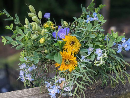 Locally grown bouquet