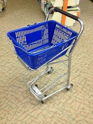 Cute little shopping cart, fill it with books