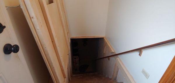 Trap door build and install.