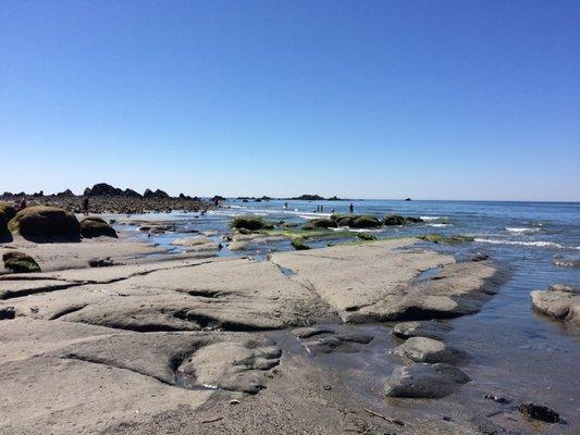 Rocky tide pools at Point St. George Beach