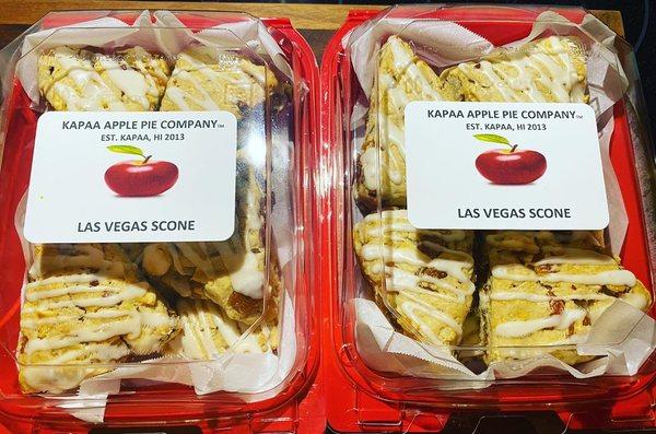 Las Vegas Scone - made with apples, golden raisins and Trader Joe's Slice Almonds.