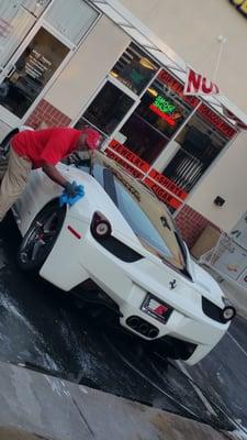 FERRARI ALL SHINED UP.