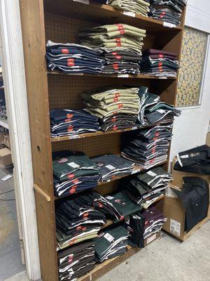 Every size and color of Dickies