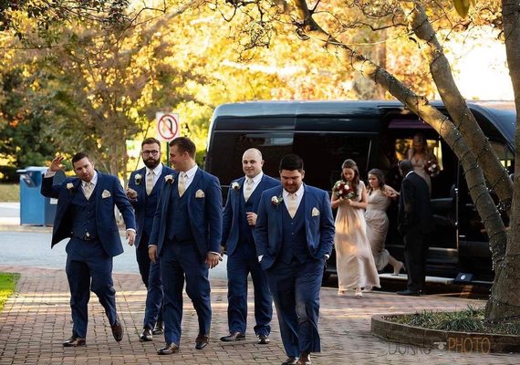 A wedding party used our Mercedes Sprinter limo bus.