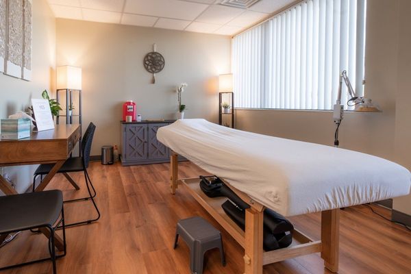 One of four treatment rooms.