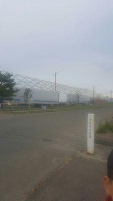 Temporary Ice Rink located in the auxiliary parking lot near Norwalk Visitor's Dock