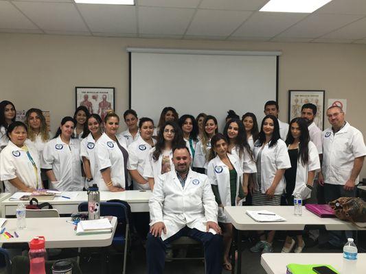 We Just Added Lab Coats For Our Pharmacy technician Students. Looking Professional.