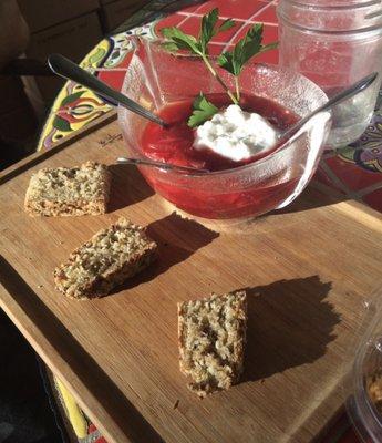 Our delicious and nutrient dense Sprouted Omega Kefir Bread.