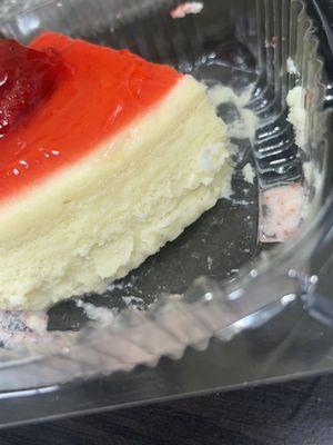 Moldy cheesecake that i bought from that location