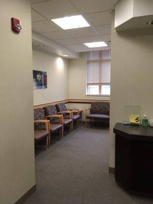 Mammogram waiting room