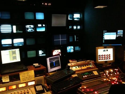 Control room at WEAU.