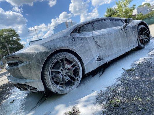 Lamborghini Ceramic Infused Wash!