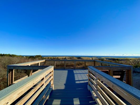 Viewing platform for the ocean offshoot