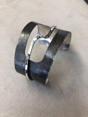 Hand Forged Sterling Silver Bracelet.