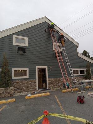 Siding. Hardy board