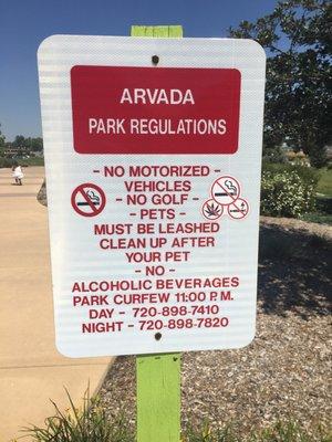 Park regs