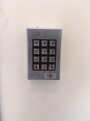 Access control system keypad