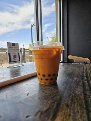 Crimson fog: Thai Tea Latte