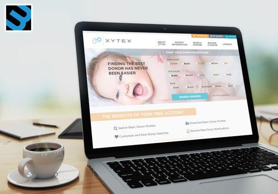 How we built a custom website and developed a donor search and match system for a global sperm bank, Xytex.